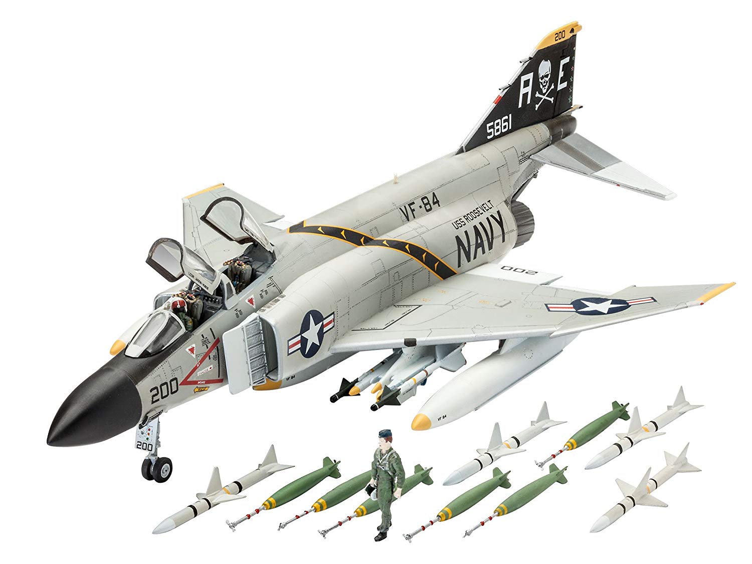 Revell 03941 - F-4J Phantom II - Flugzeug Modell