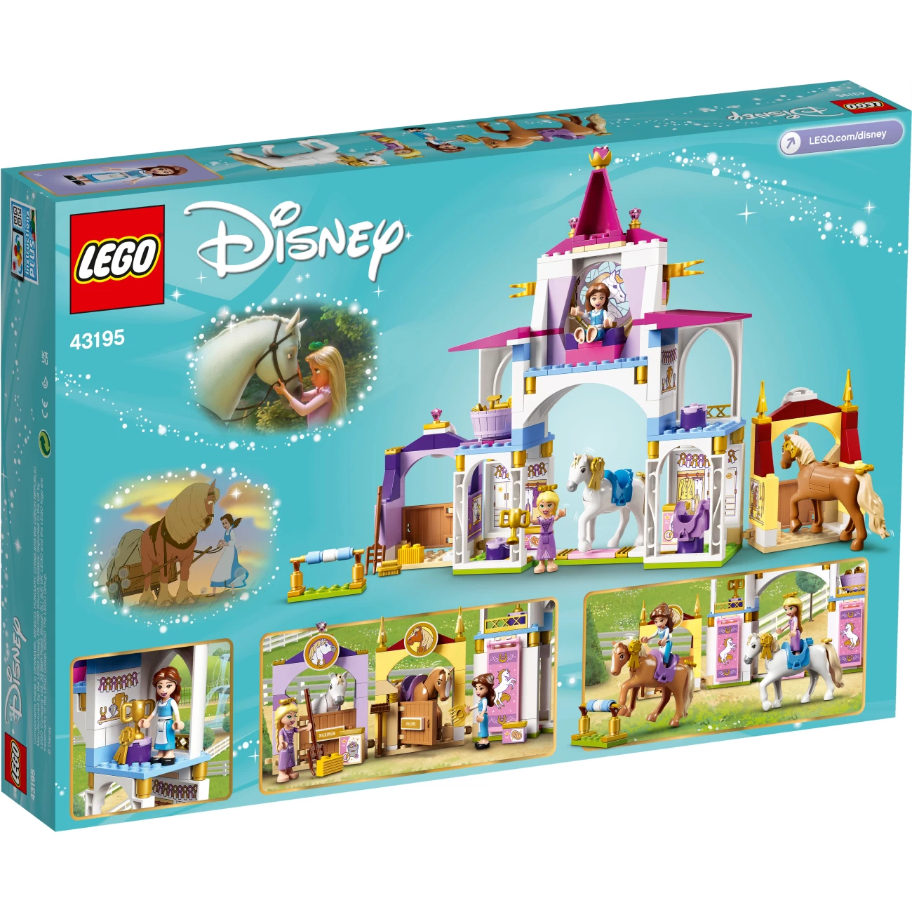 LEGO Disney Princess 43195 - Belles und Rapunzels königliche Ställe