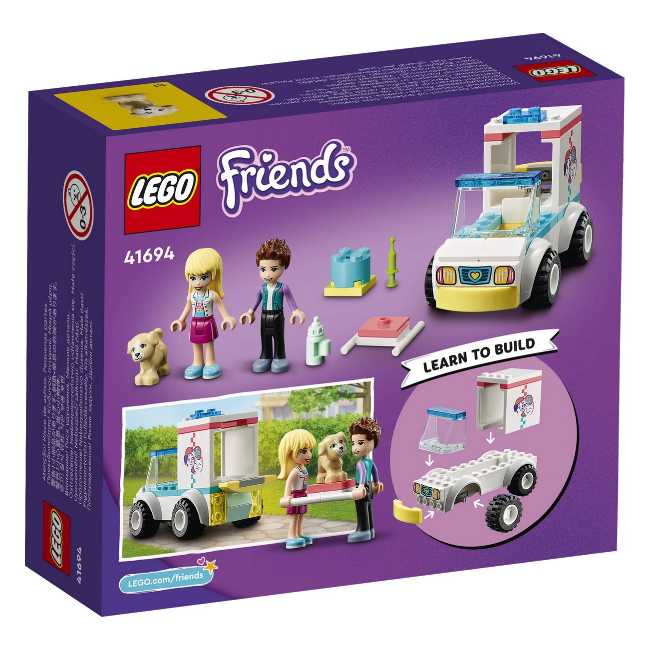 LEGO Friends 41694 - Tierrettungswagen