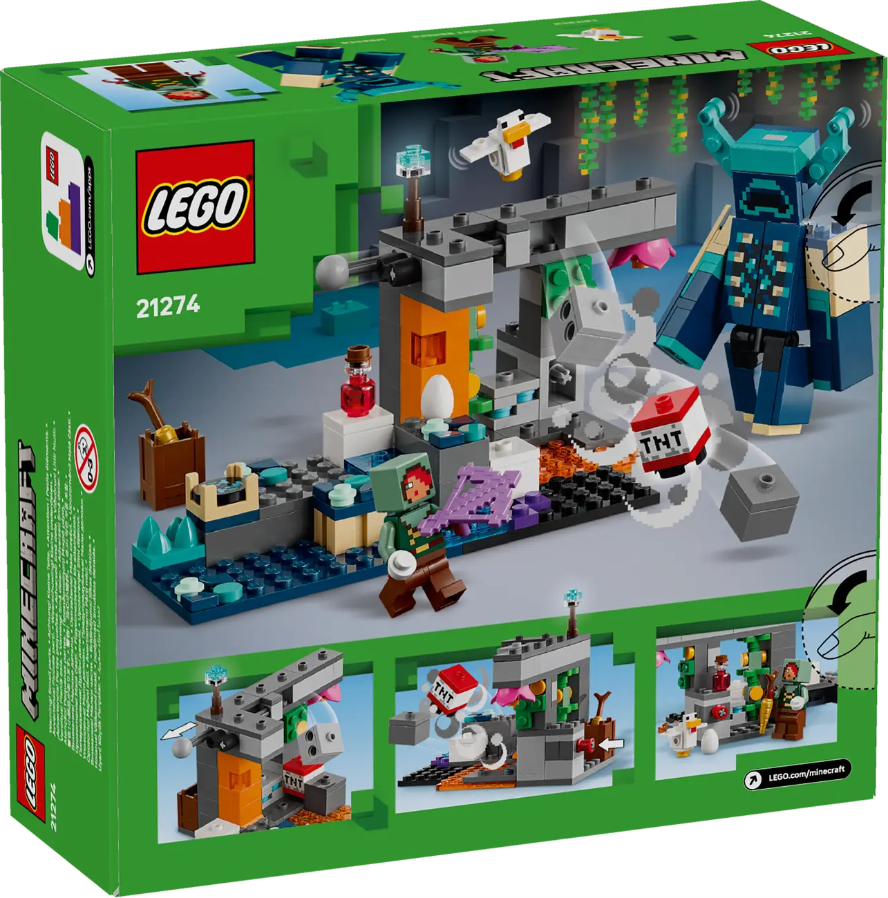 LEGO Minecraft 21274 - Begegnung mit dem Wächter