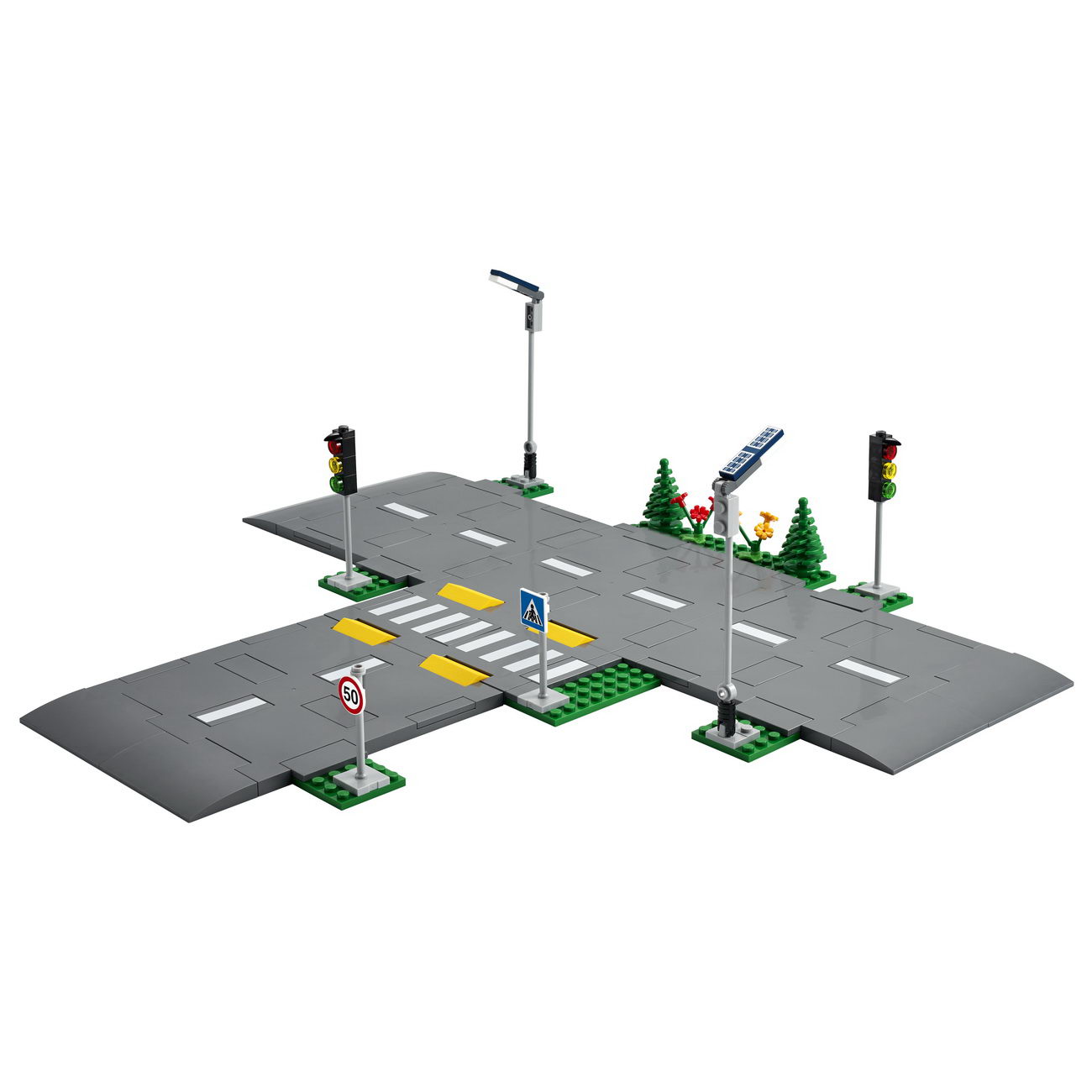 LEGO City 60304 - Straßenkreuzung mit Ampeln