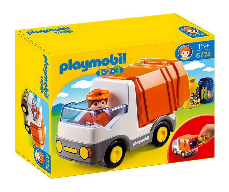 Playmobil 6774 - 1.2.3 Müllauto