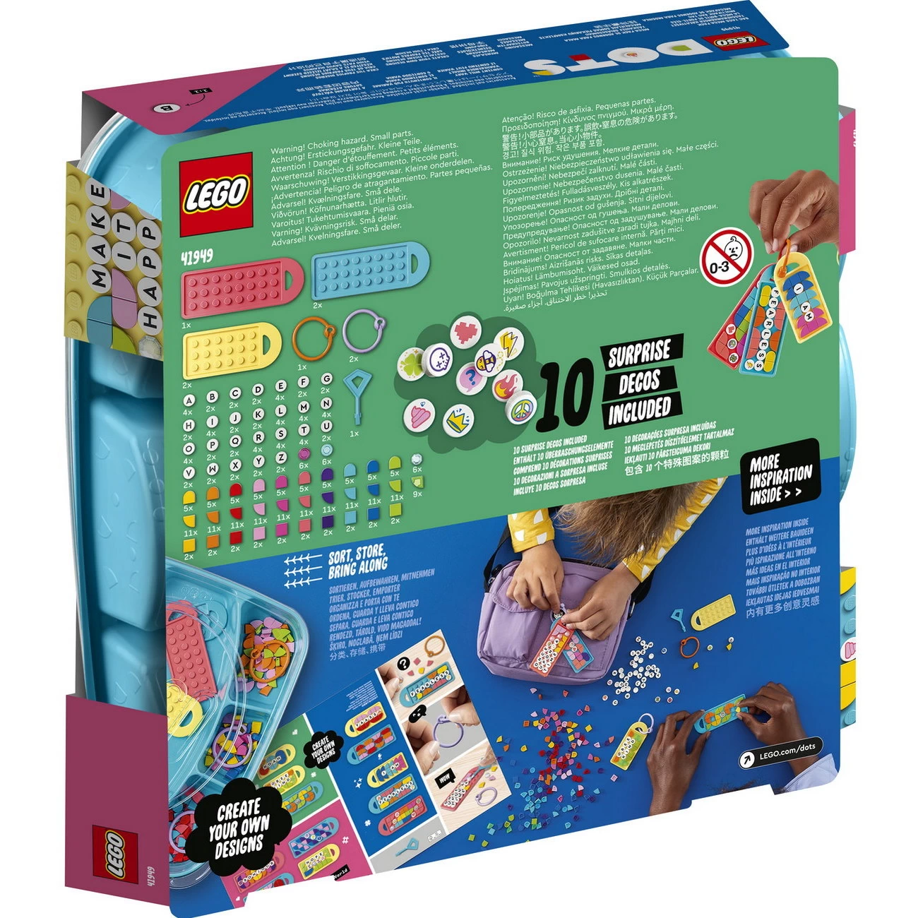 LEGO DOTs 41949 - Taschenanhänger Kreativset