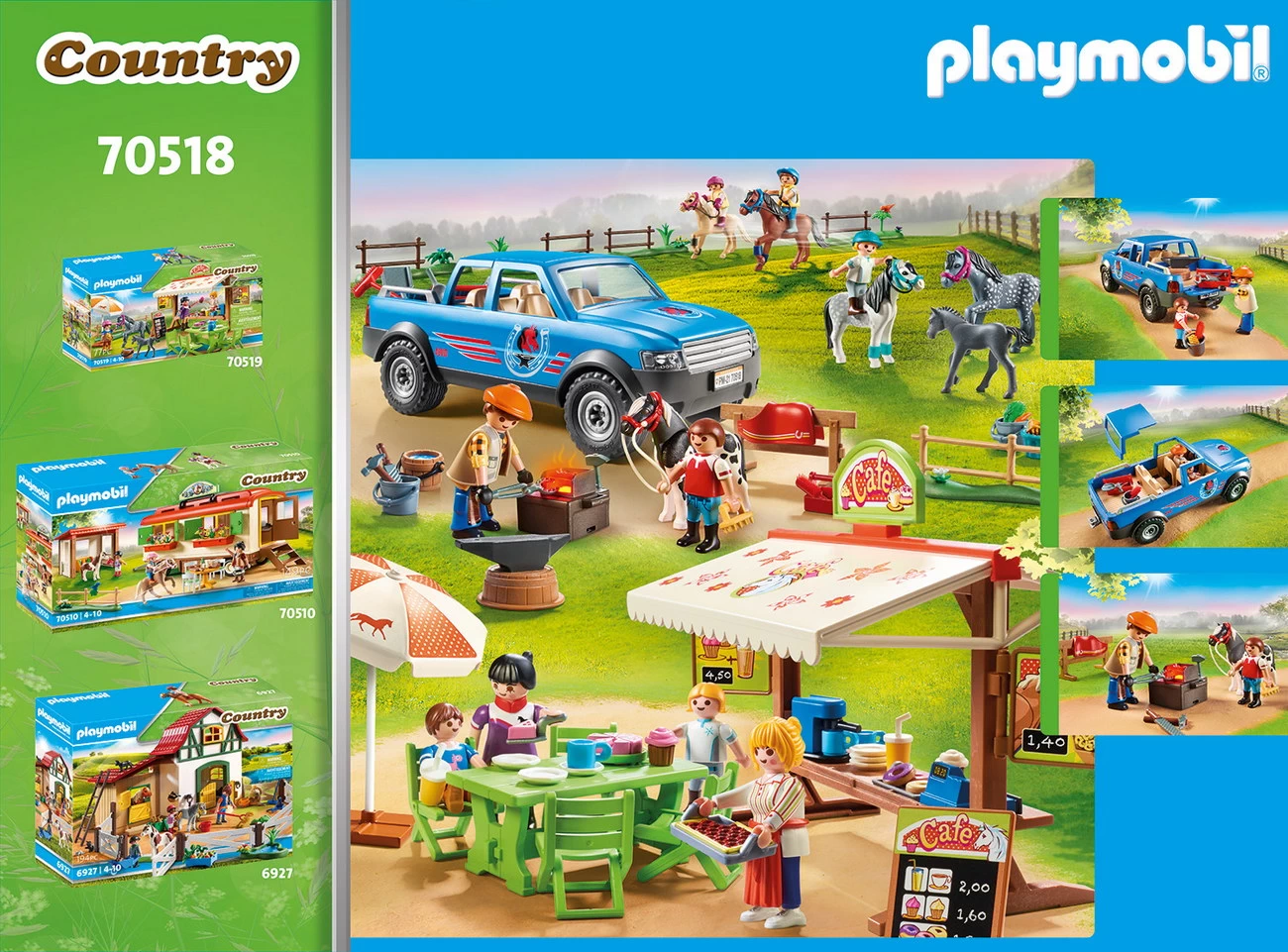 Playmobil 70518 - Mobiler Hufschmied (Country)
