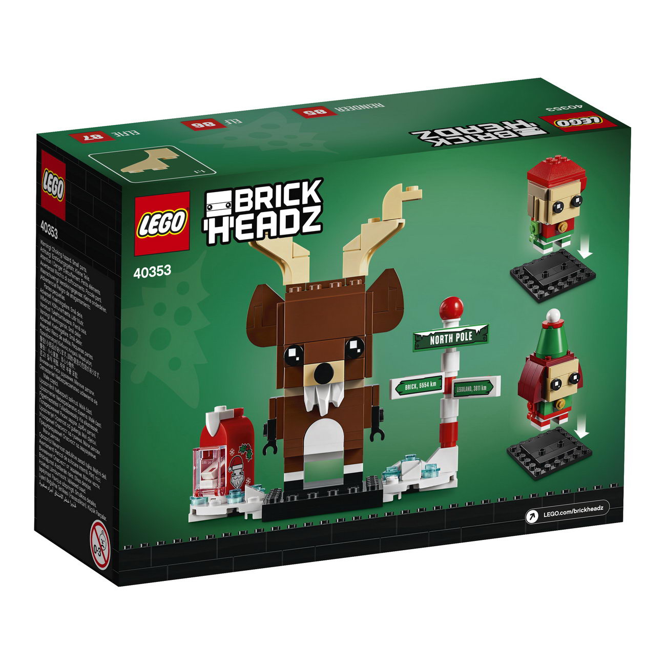 LEGO BrickHeadz 40353 - Rentier und Elfen