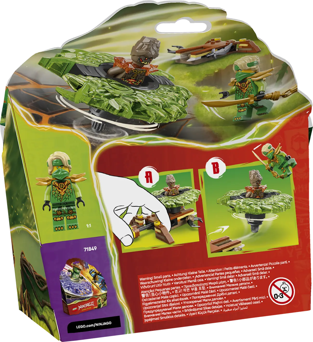 LEGO Ninjago - Lloyd vs. Erdmonster-Spinner (71850)