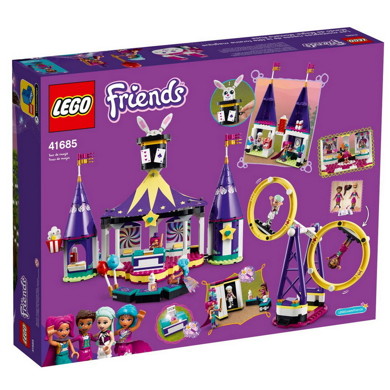LEGO Friends 41685 - Magische Jahrmarktachterbahn