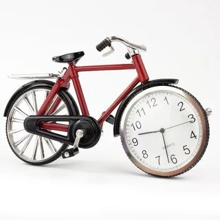 Siva Clock - Uhr Fahrrad Clock Bicycle rot (99028)