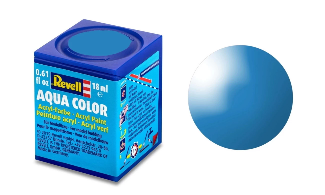 Revell Farbe 36150 - Aqua lichtblau glänzend