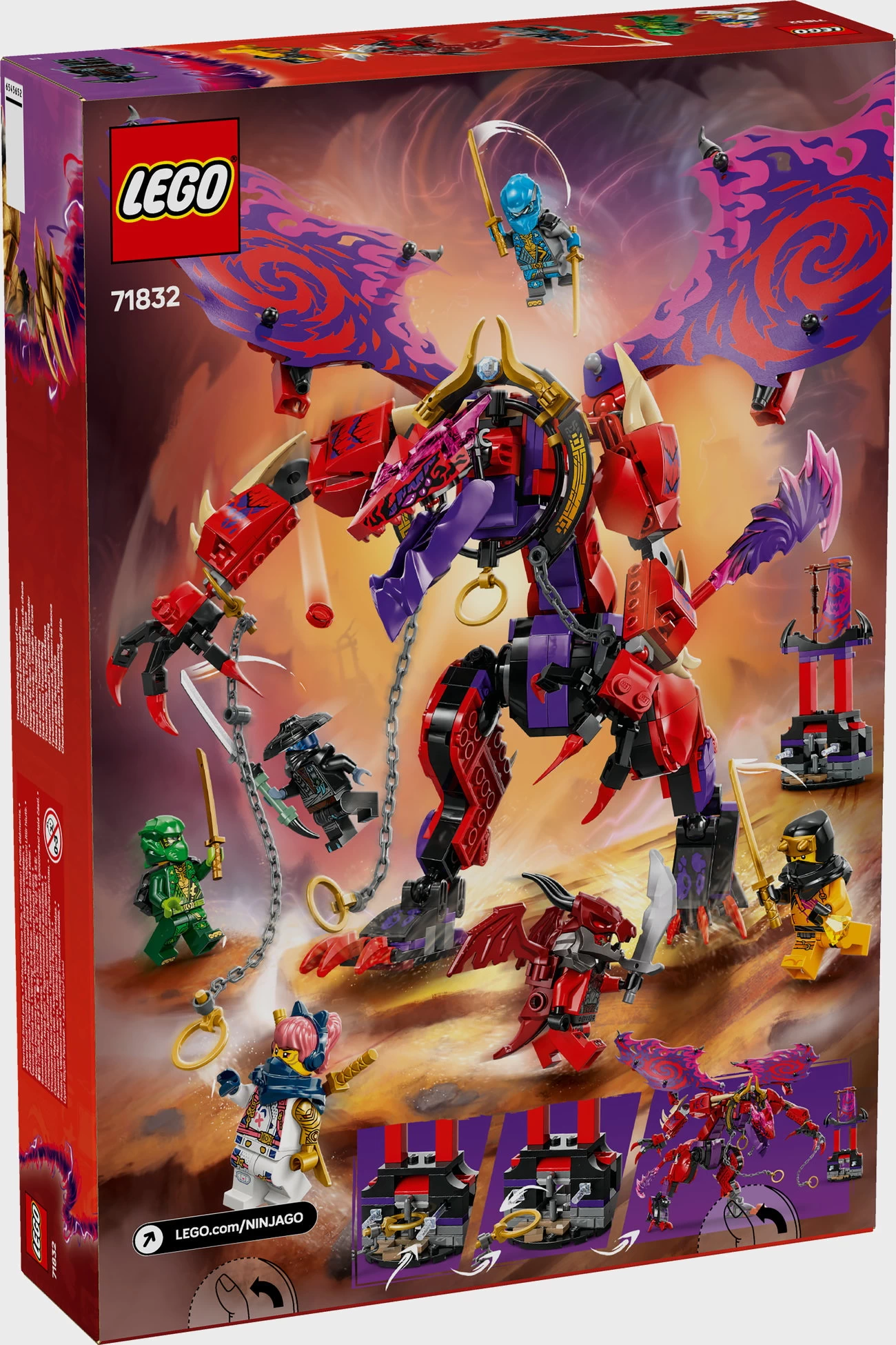 LEGO Ninjago 71832 - Chaosdrache Donnerzahn
