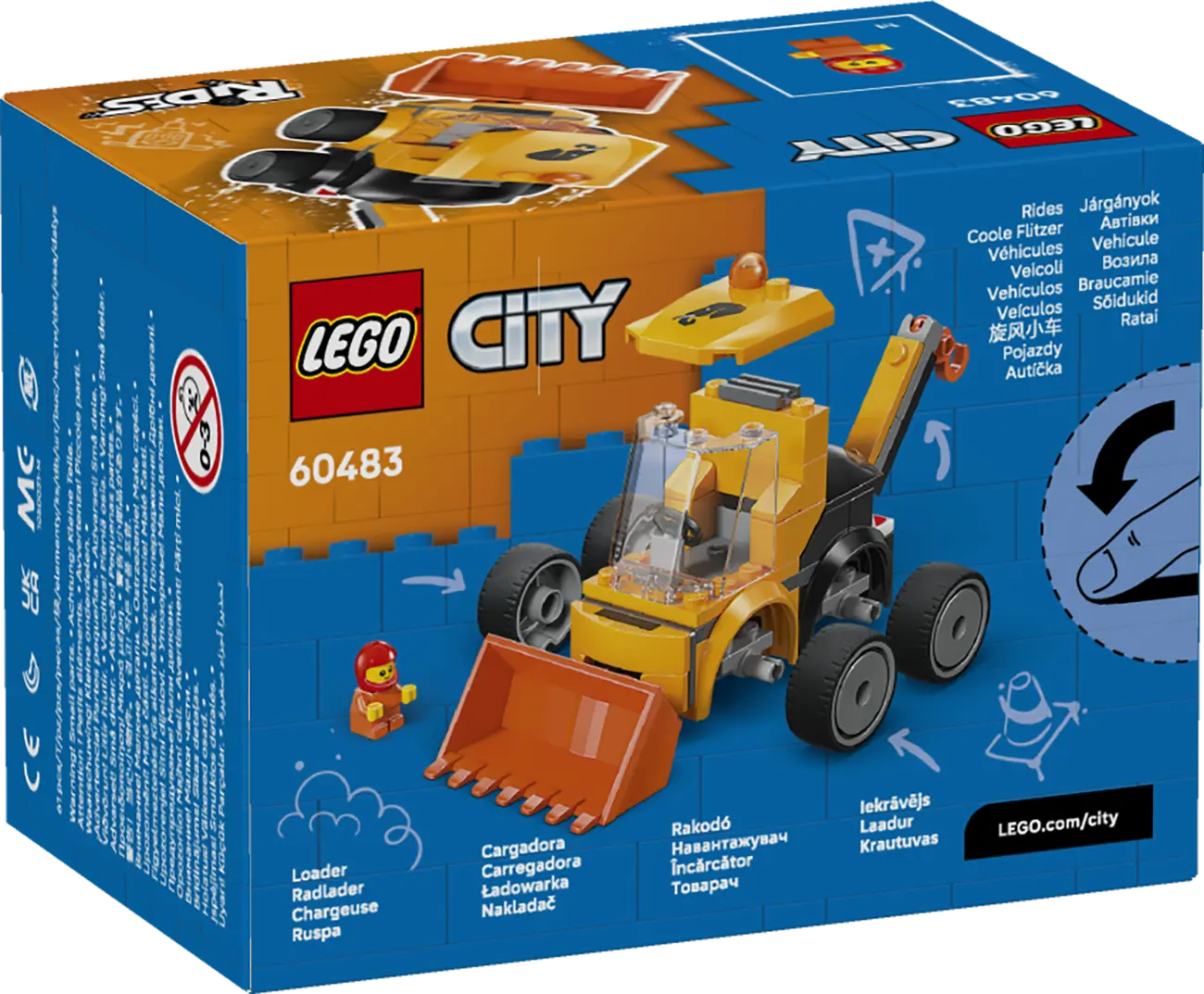 LEGO City - Coole Flitzer Radlader (60483)