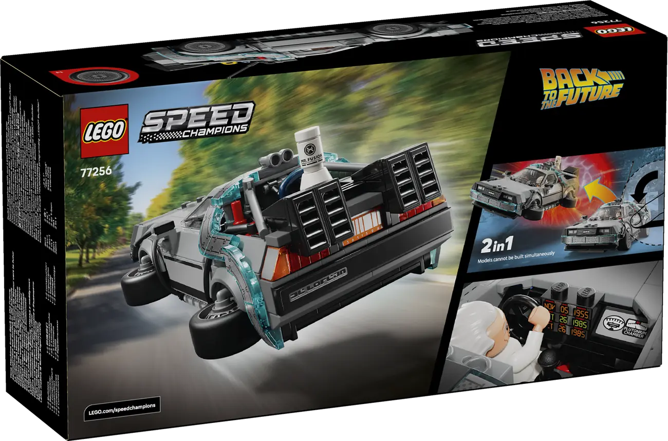 LEGO Speed Champions - Zeitmaschine aus Zurück in die Zukunft (77256)
