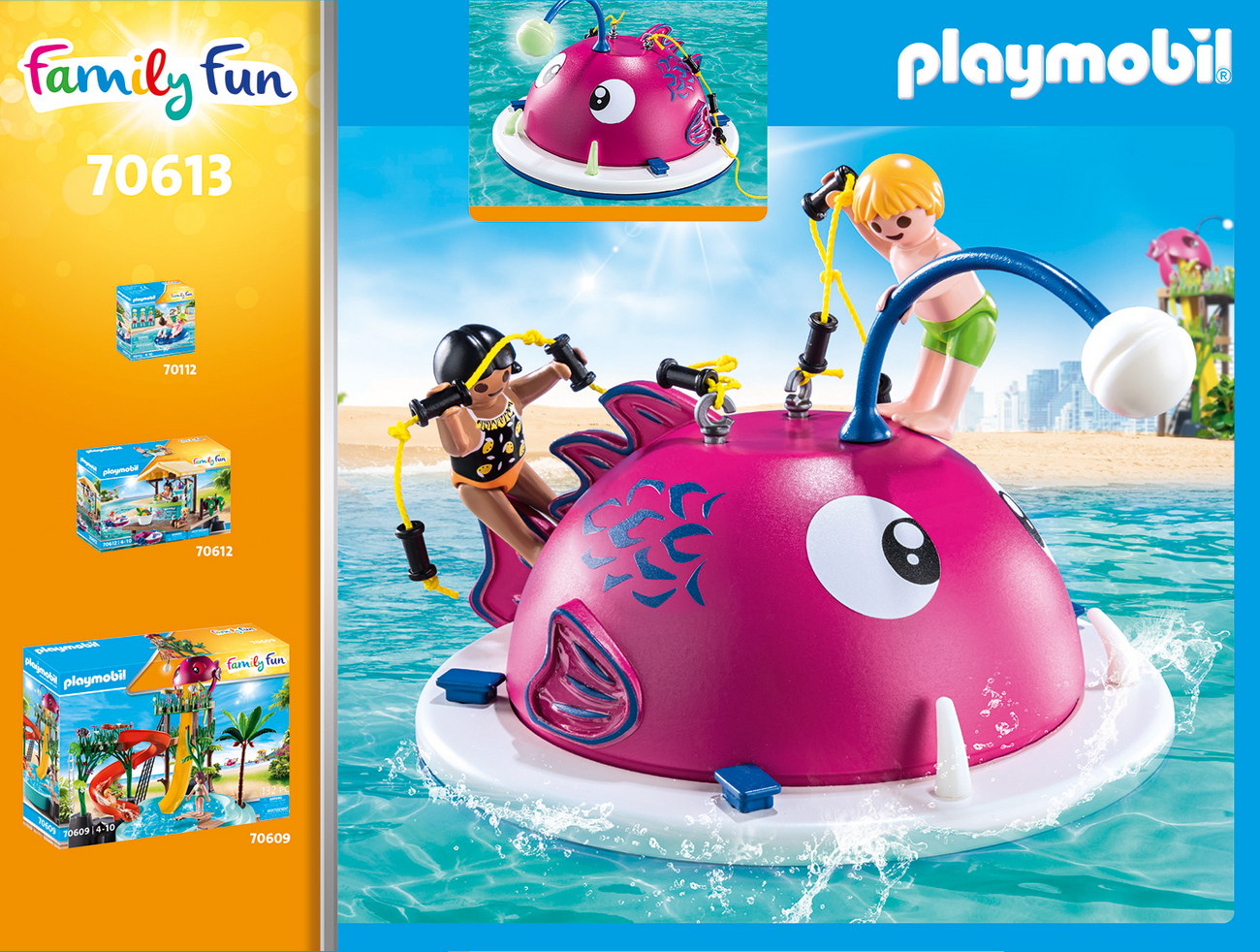 Playmobil 70613 - Kletter Schwimminsel - Family Fun