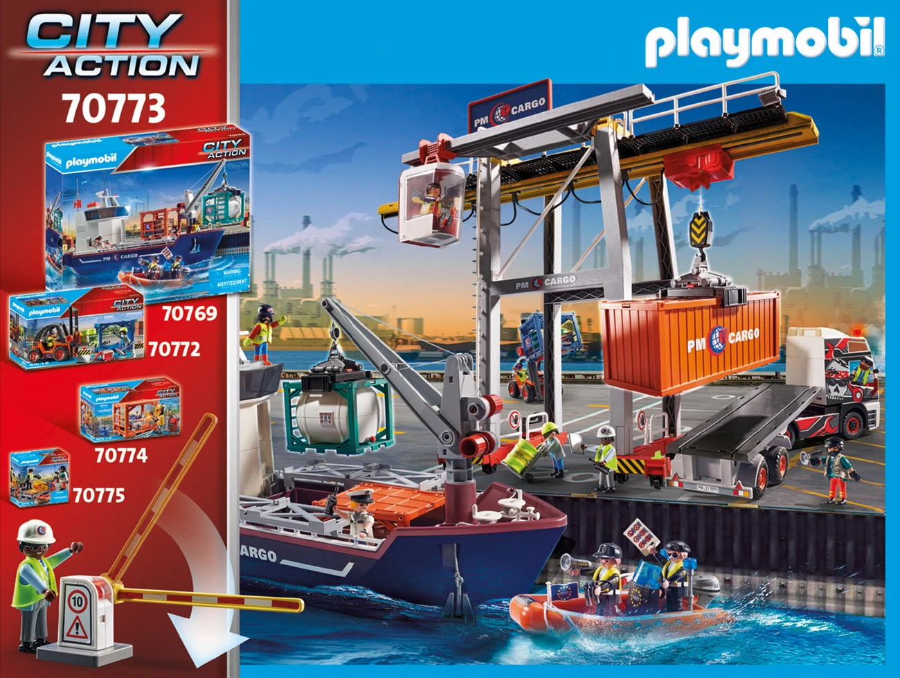 Playmobil 70773 - Frachtlager - City Action