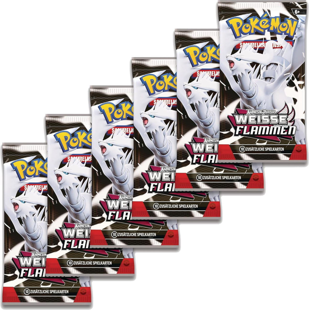 Pokemon Booster Bundle Weiße Flammen - Karmesin und Purpur