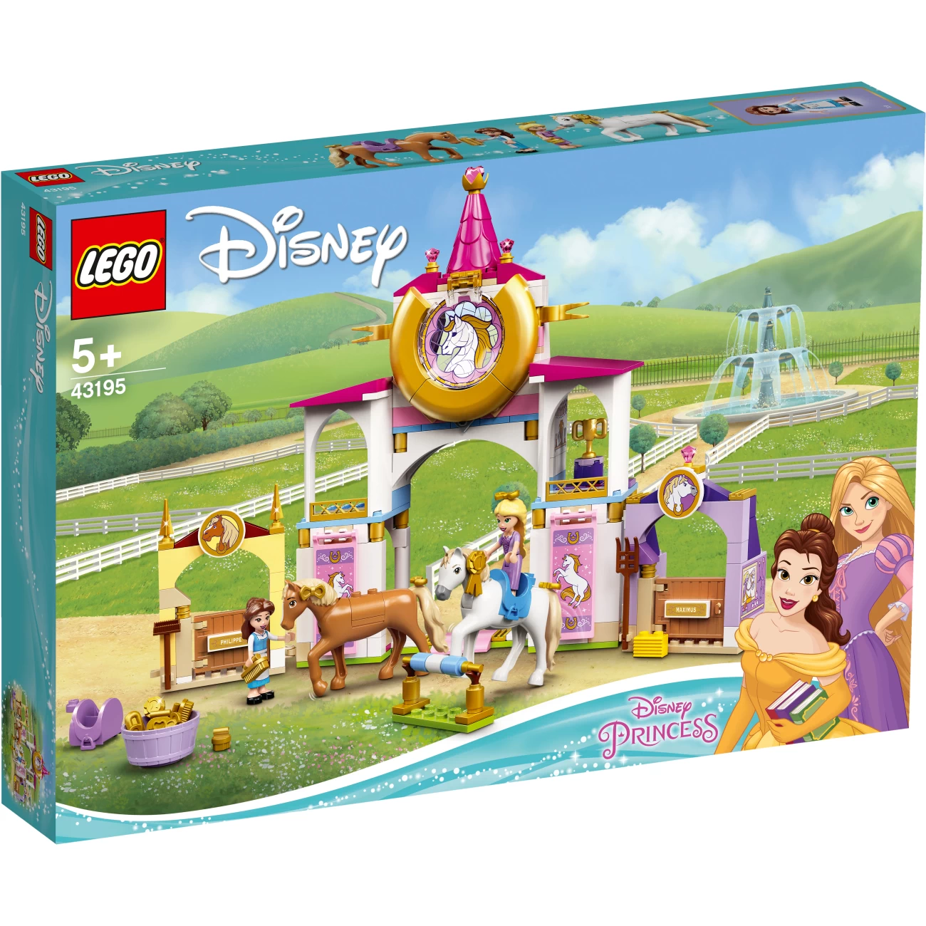 LEGO Disney Princess 43195 - Belles und Rapunzels königliche Ställe