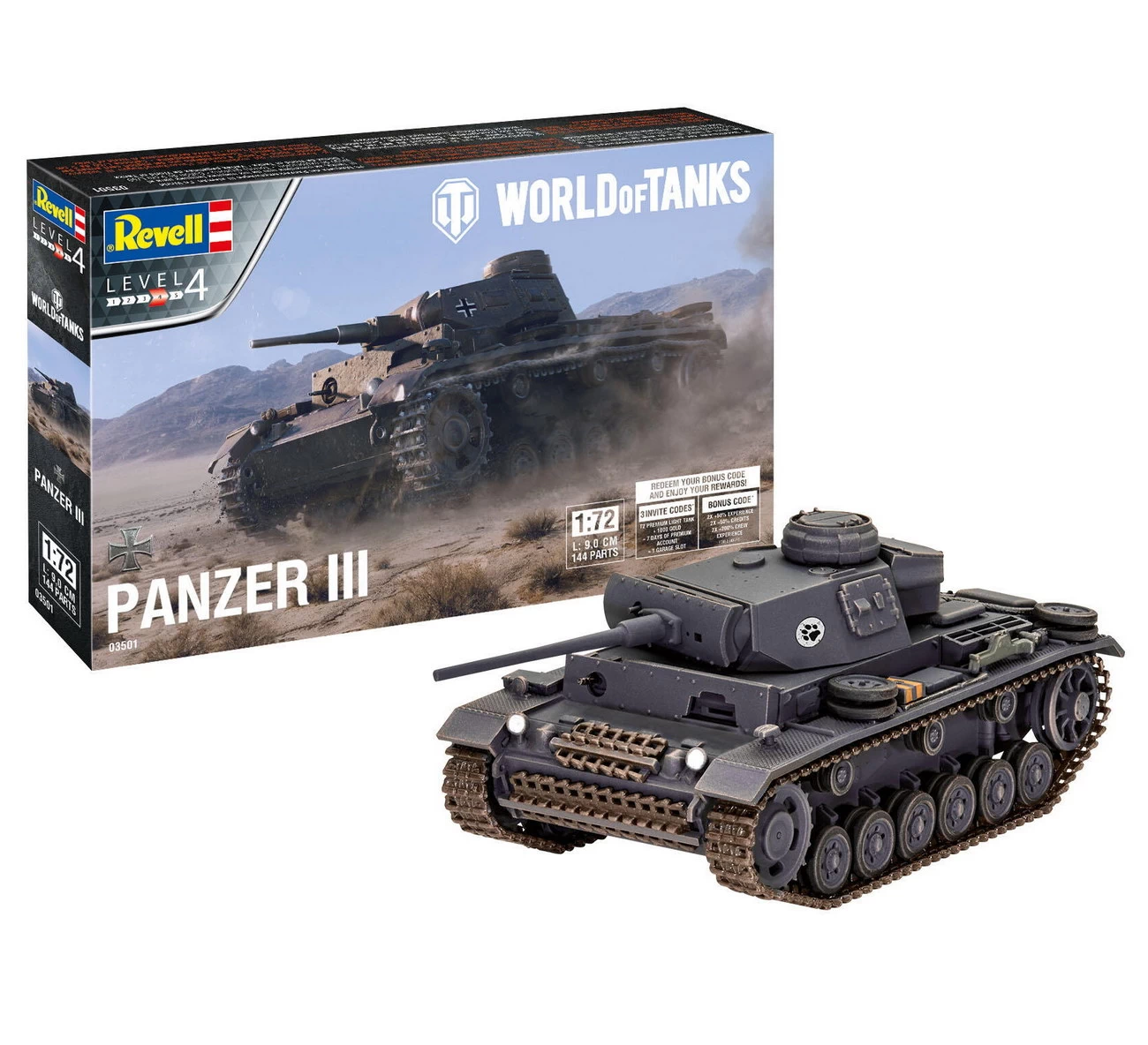 Revell 03501 - PzKpfw III Ausf L - World of Tanks