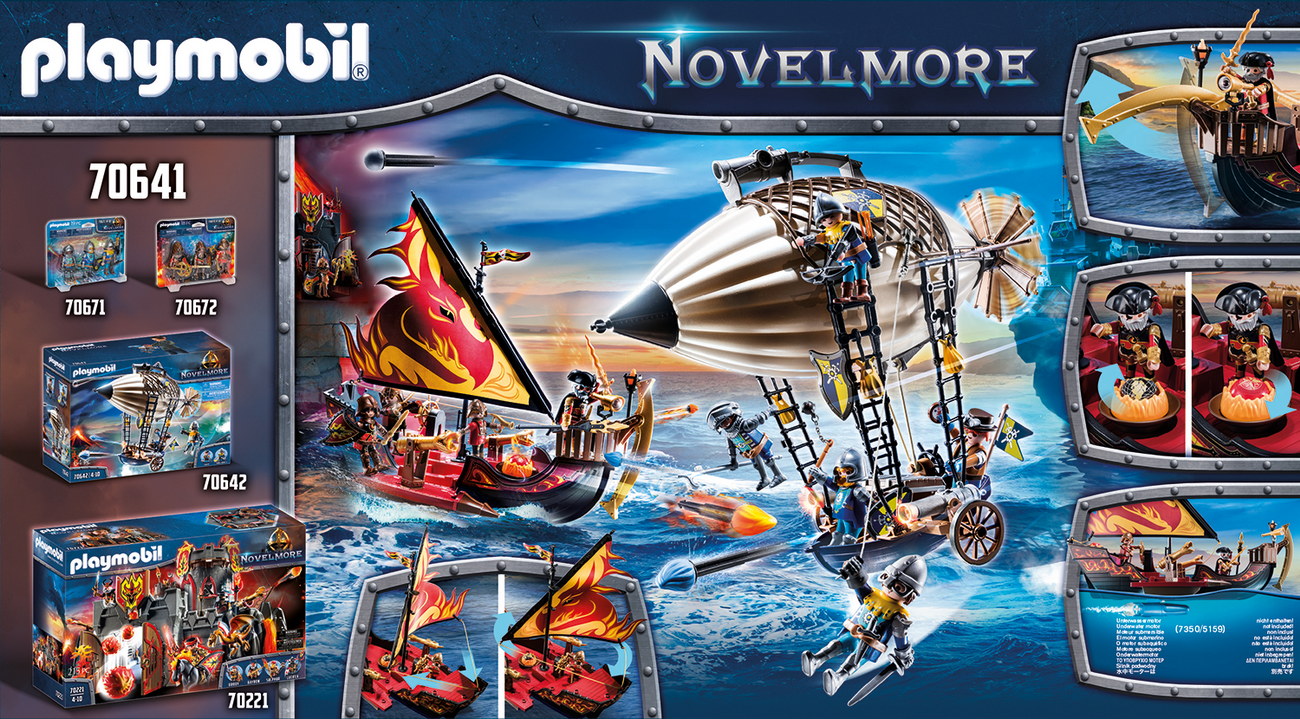 Playmobil 70641 - Burnham Raiders Feuerschiff - Novelmore