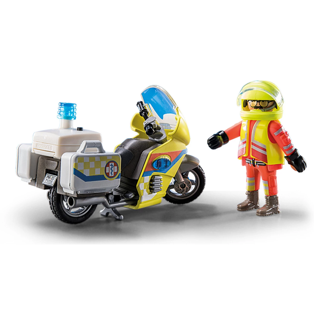 Playmobil 71205 - Notarzt Motorrad mit Blinklicht - City Life