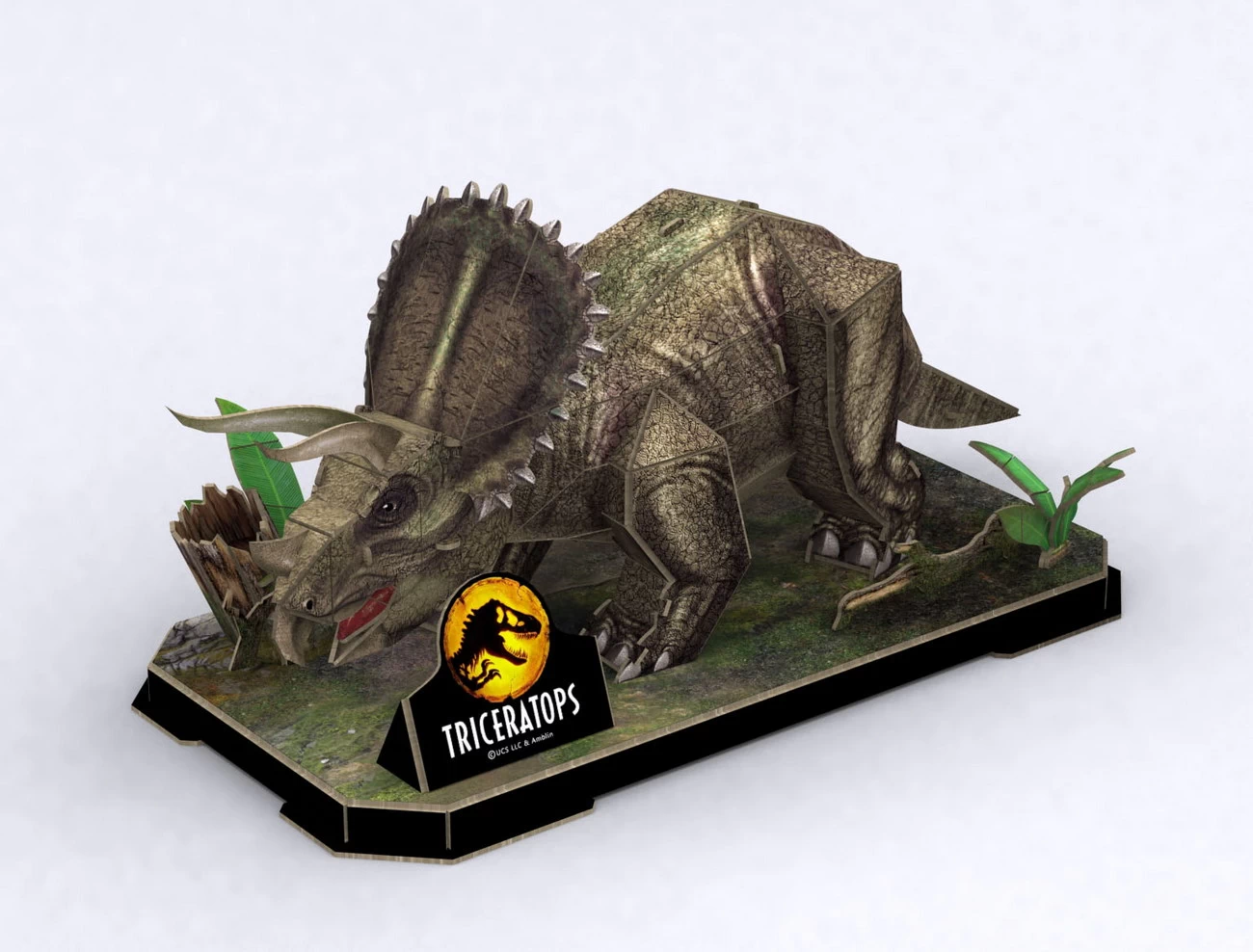 Revell 00242 - Jurassic World Dominion - Triceratops - 3D Puzzle