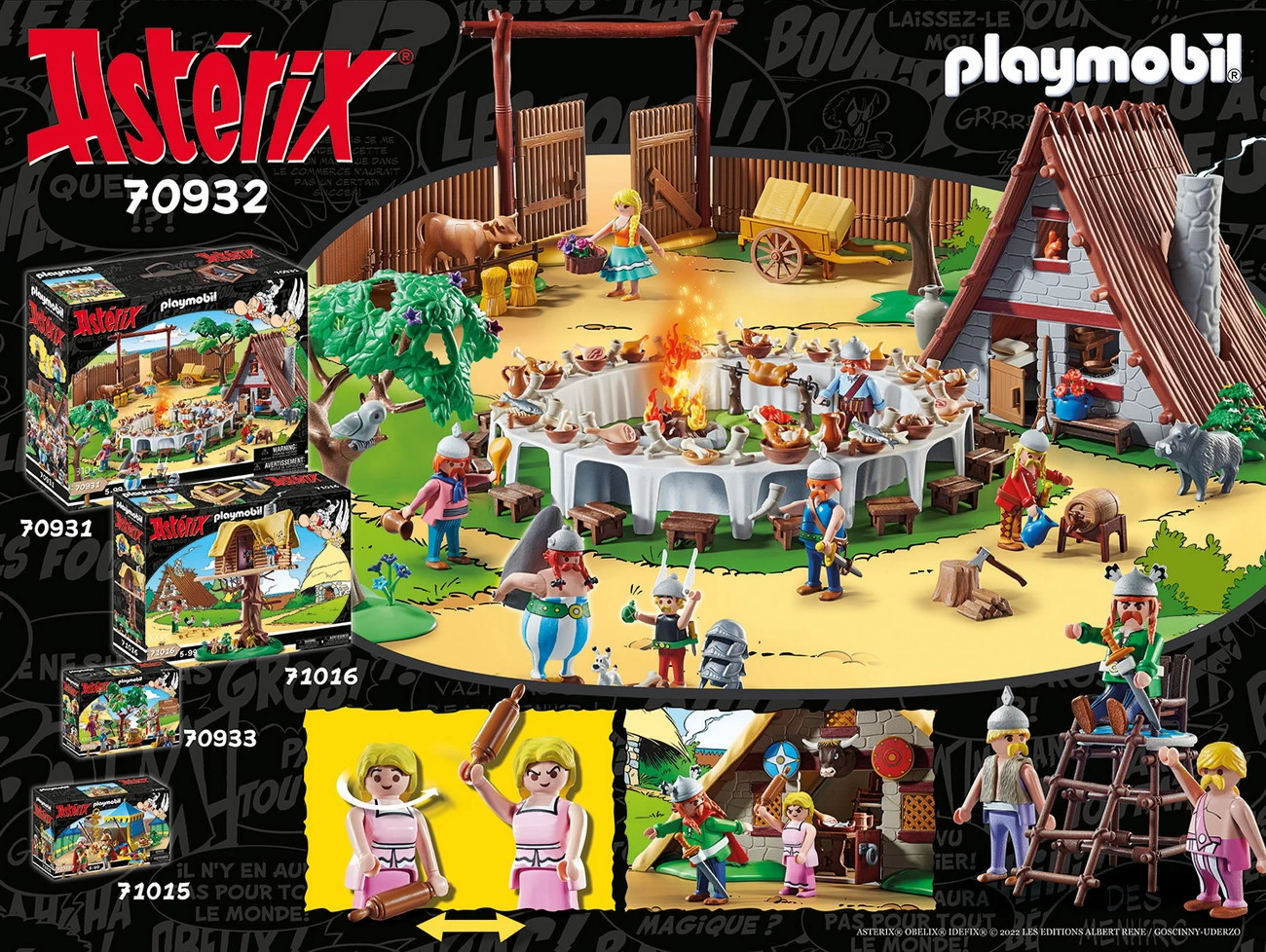 Playmobil 70932 - Asterix: Hütte des Majestix