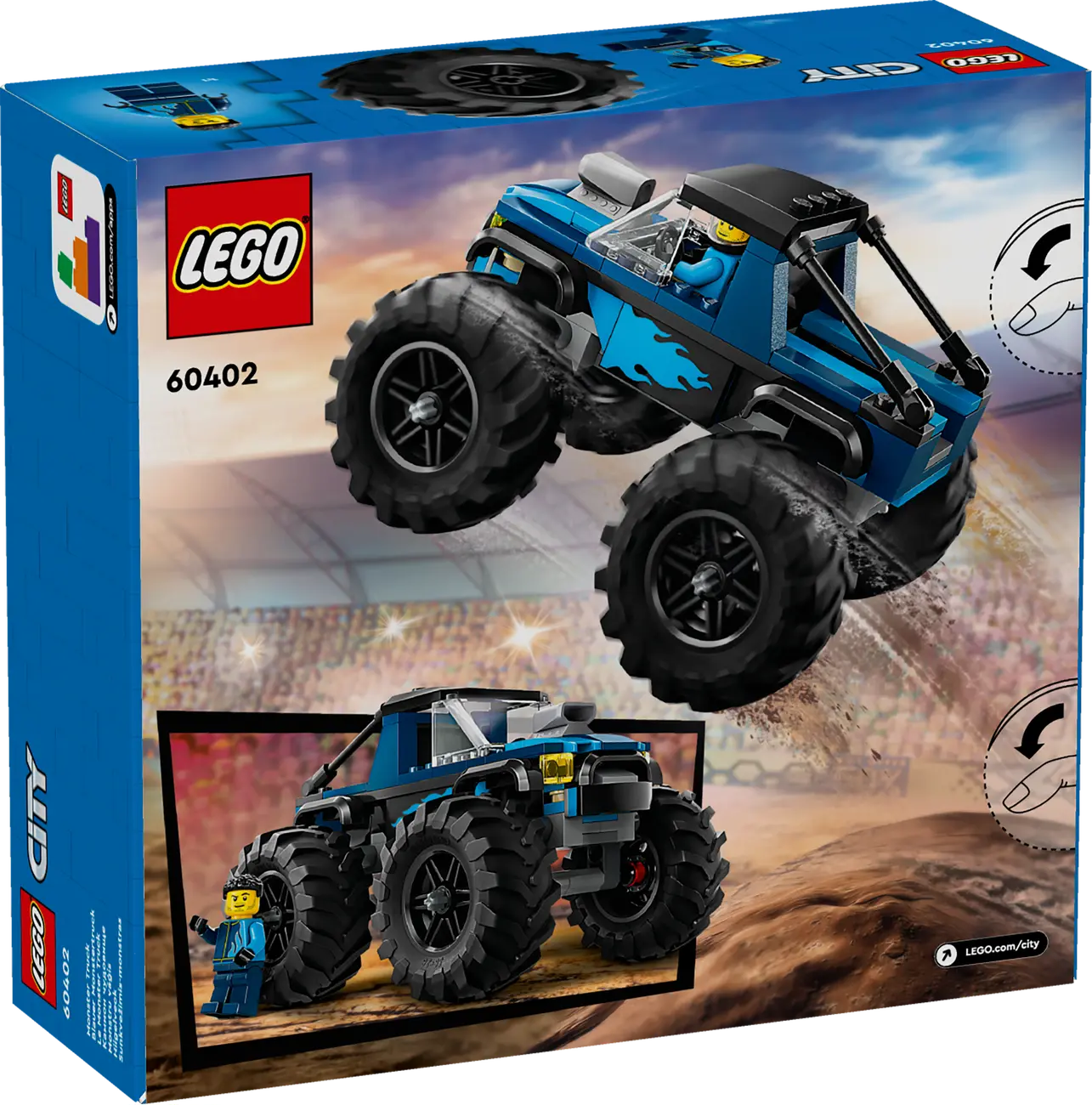 LEGO City 60402 - Blauer Monstertruck
