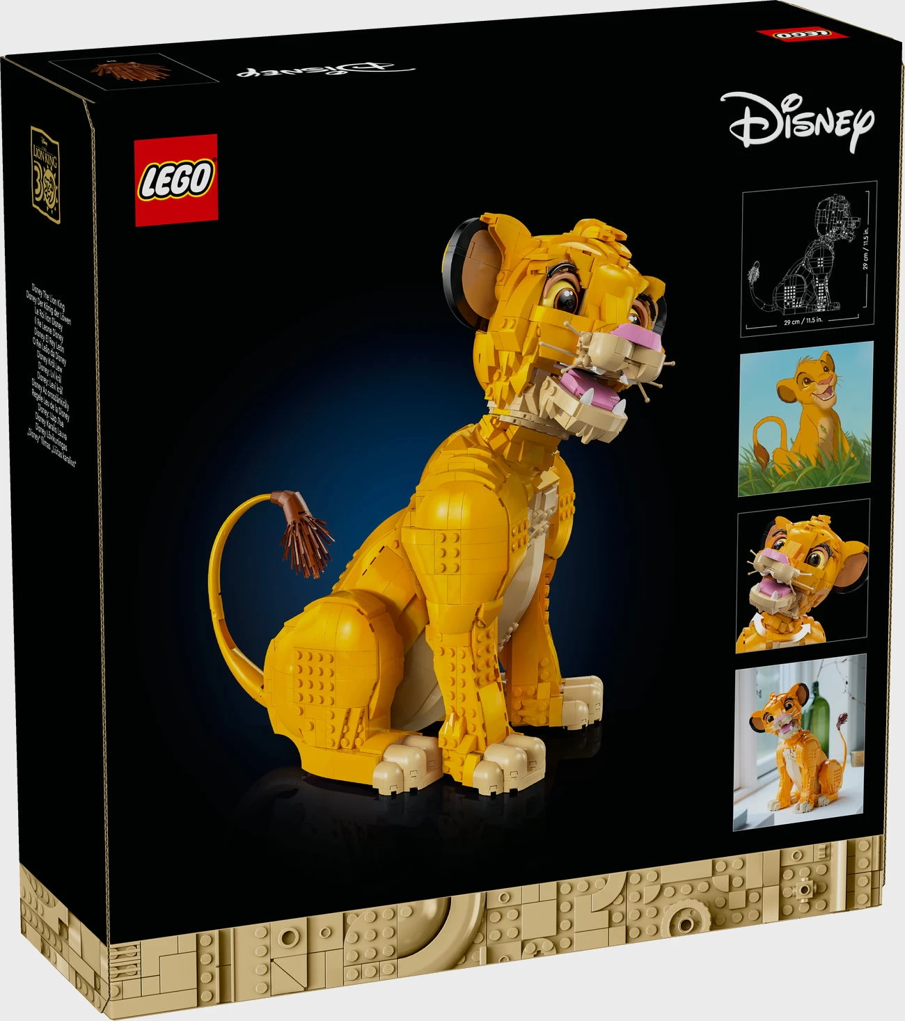 LEGO Disney 43247 - Simba - der junge König der Löwen