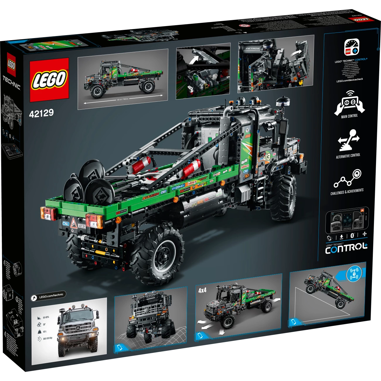 LEGO Technic 42129 - 4x4 Mercedes-Benz Zetros Offroad-Truck