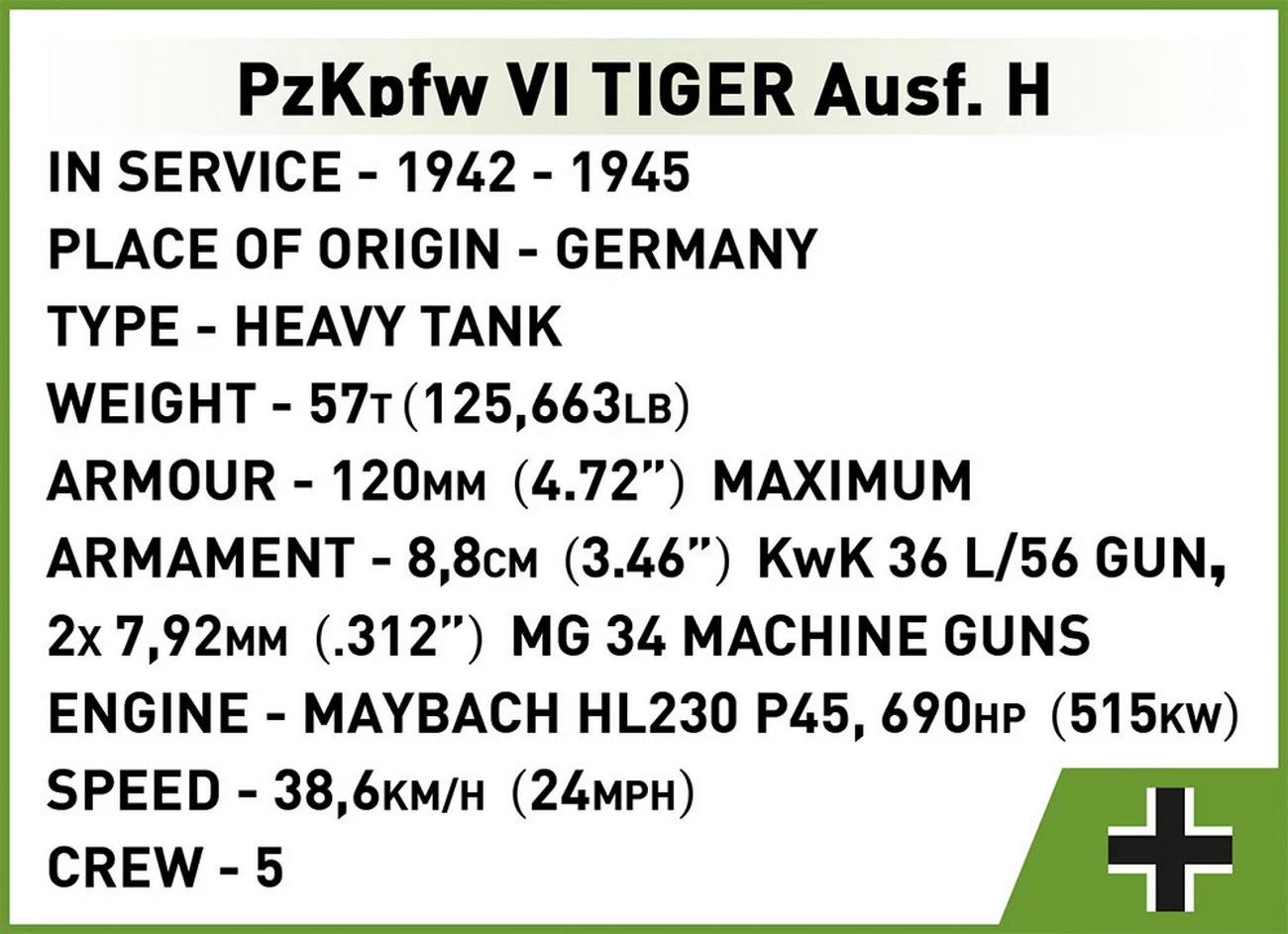 COBI - PzKpfW VI Tiger 131 (2556) - Bausteine kaufen