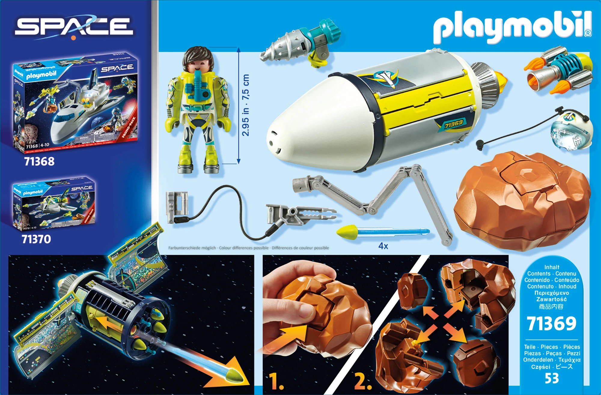 Playmobil 71369 - Meteoriten Zerstörer - Space
