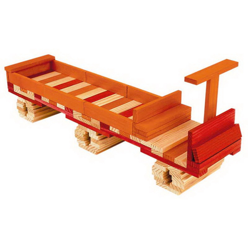 Kapla Farben Set rot orange und Buch 22 (029/18)