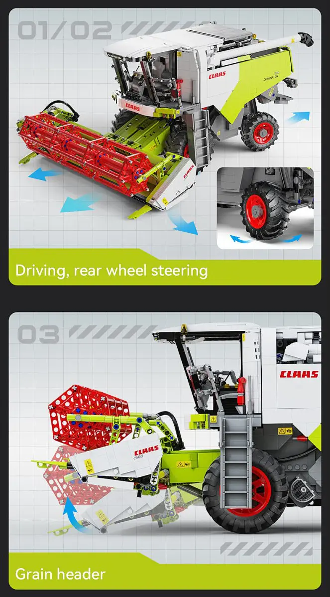 CaDA Claas Dominator 370 Mähdrescher 1:18 - GHz