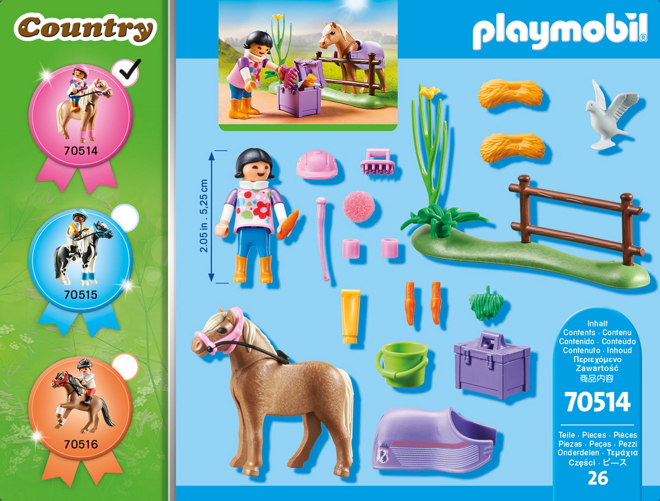 Playmobil 70514 - Sammelpony Isländer (Country)