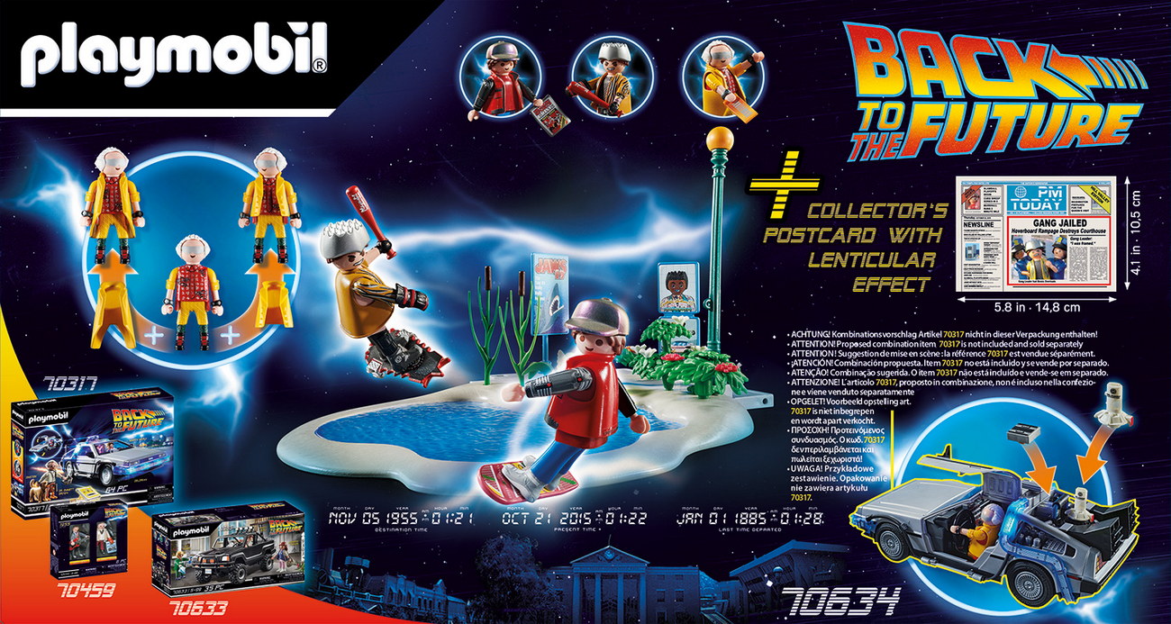 Playmobil 70634 - Verfolgung mit  Hoverboard - Back to the Future Teil 2