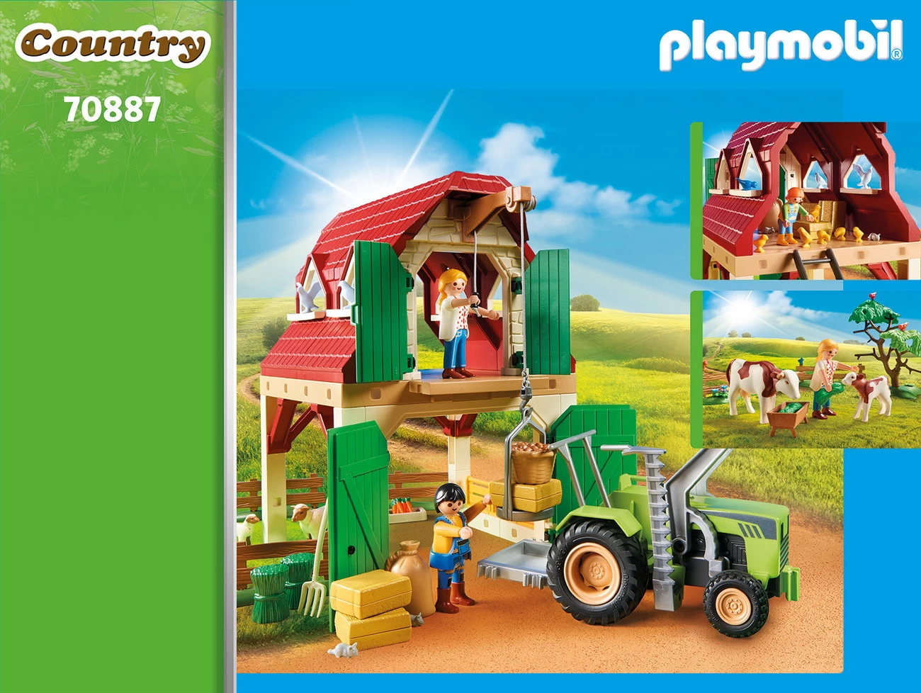 Playmobil 70887 - Bauernhof mit Kleintieraufzucht - Country