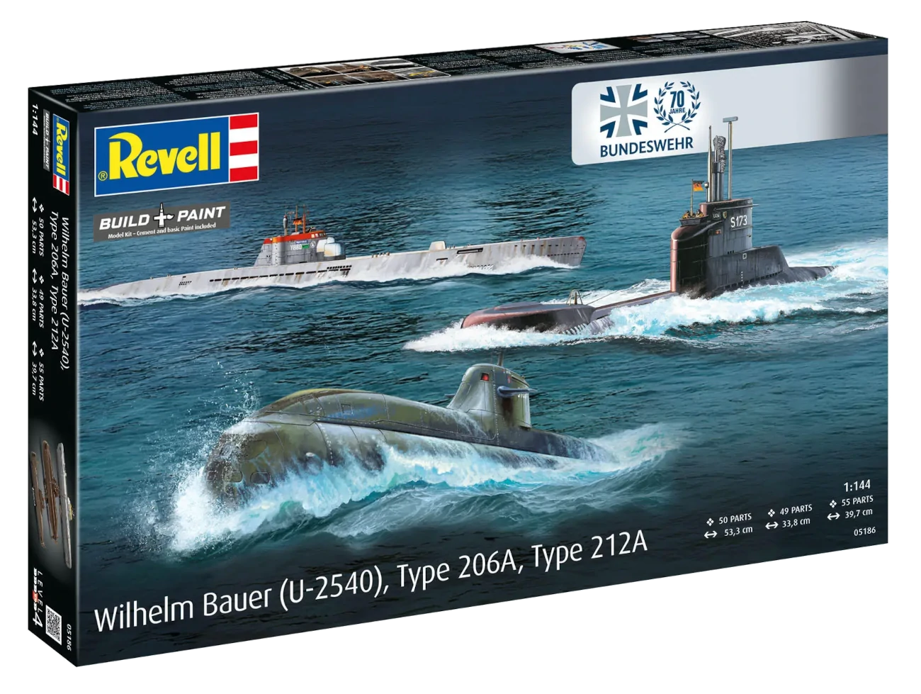 Revell 05186 - U-Boote 70 Jahre Bundeswehr