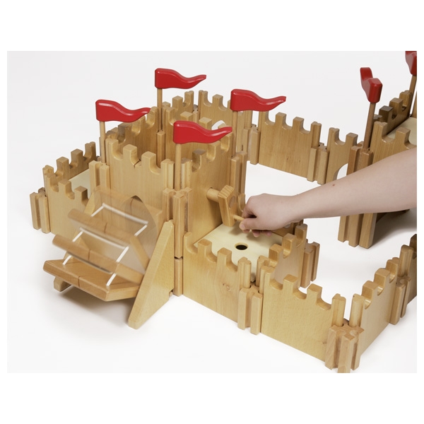 Holztiger Ritterburg aus Holz