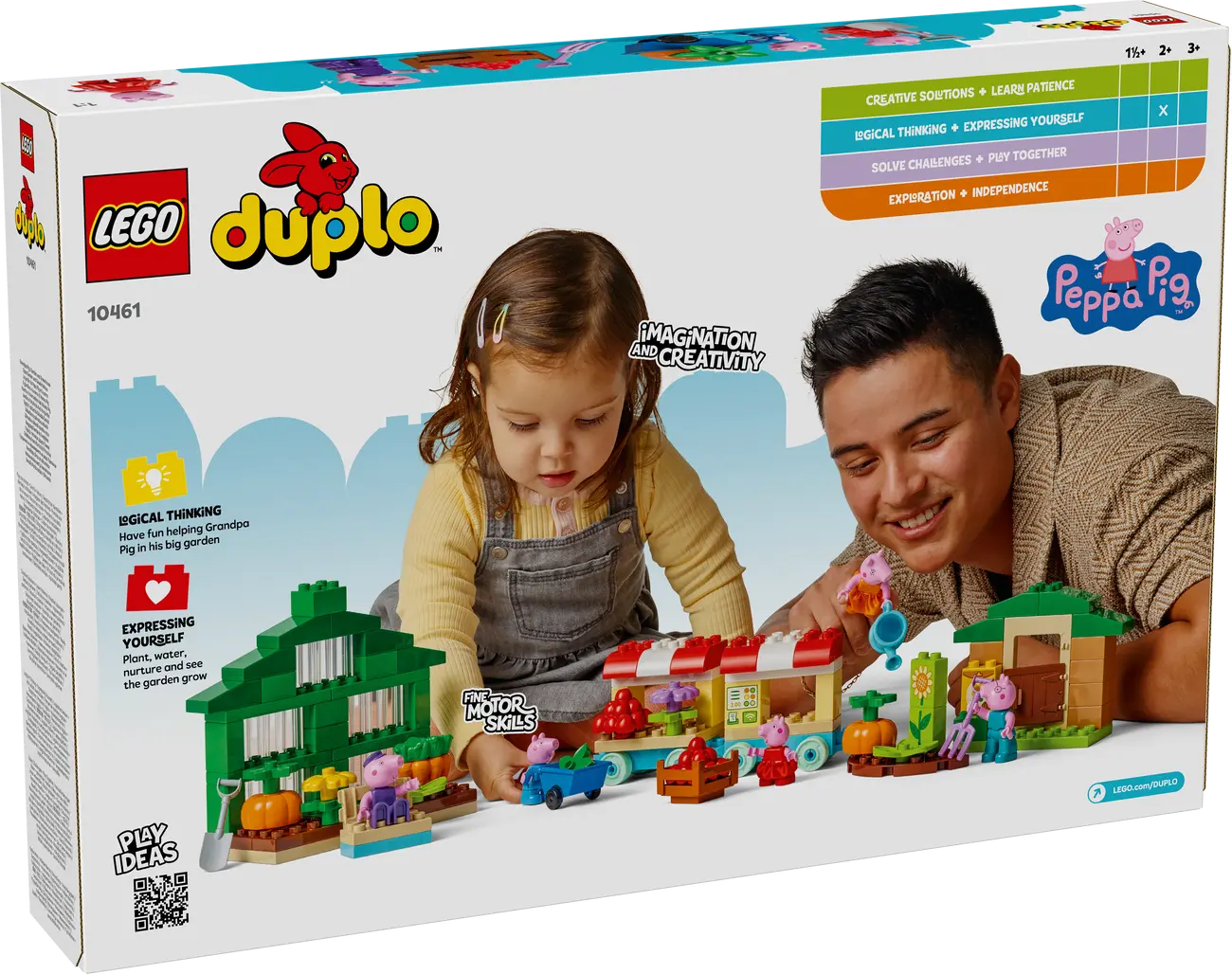 LEGO DUPLO Peppa Pig 10461 - Opas Garten und Gewächshaus