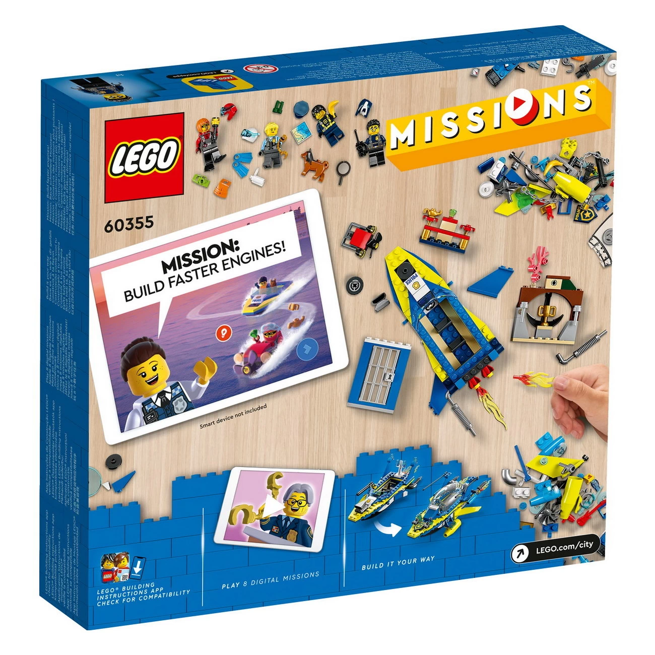 LEGO City 60355 - Detektivmissionen der Wasserpolizei - Missions