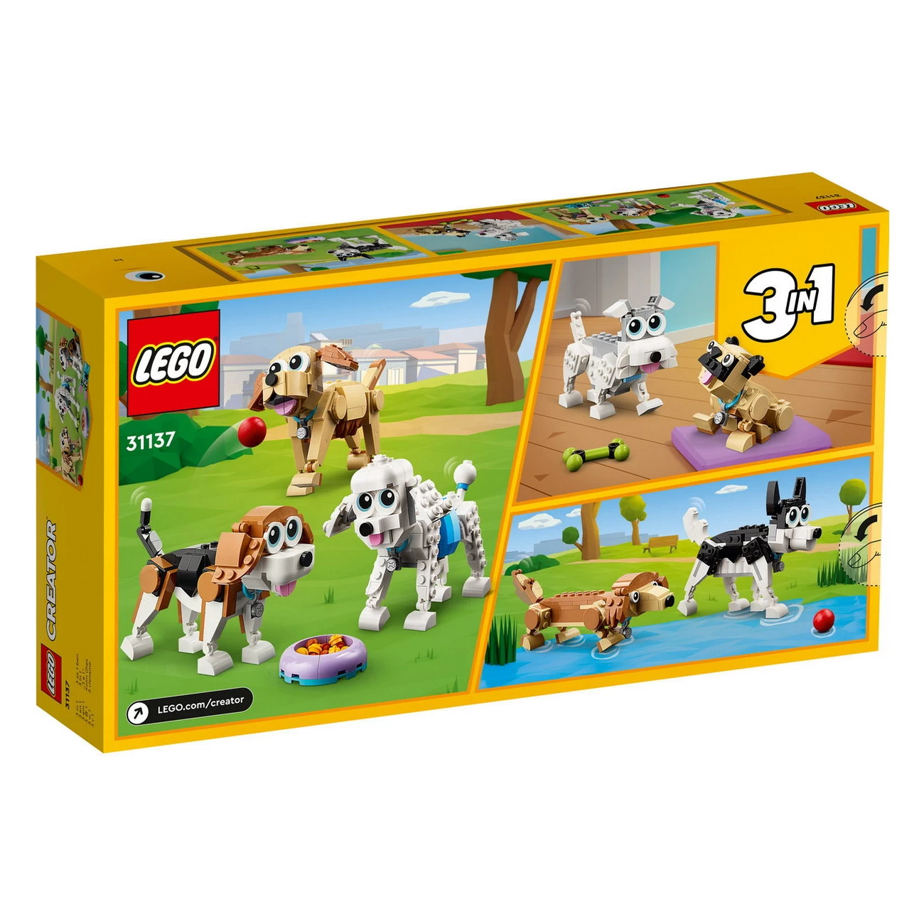 LEGO Creator 31137 - Niedliche Hunde