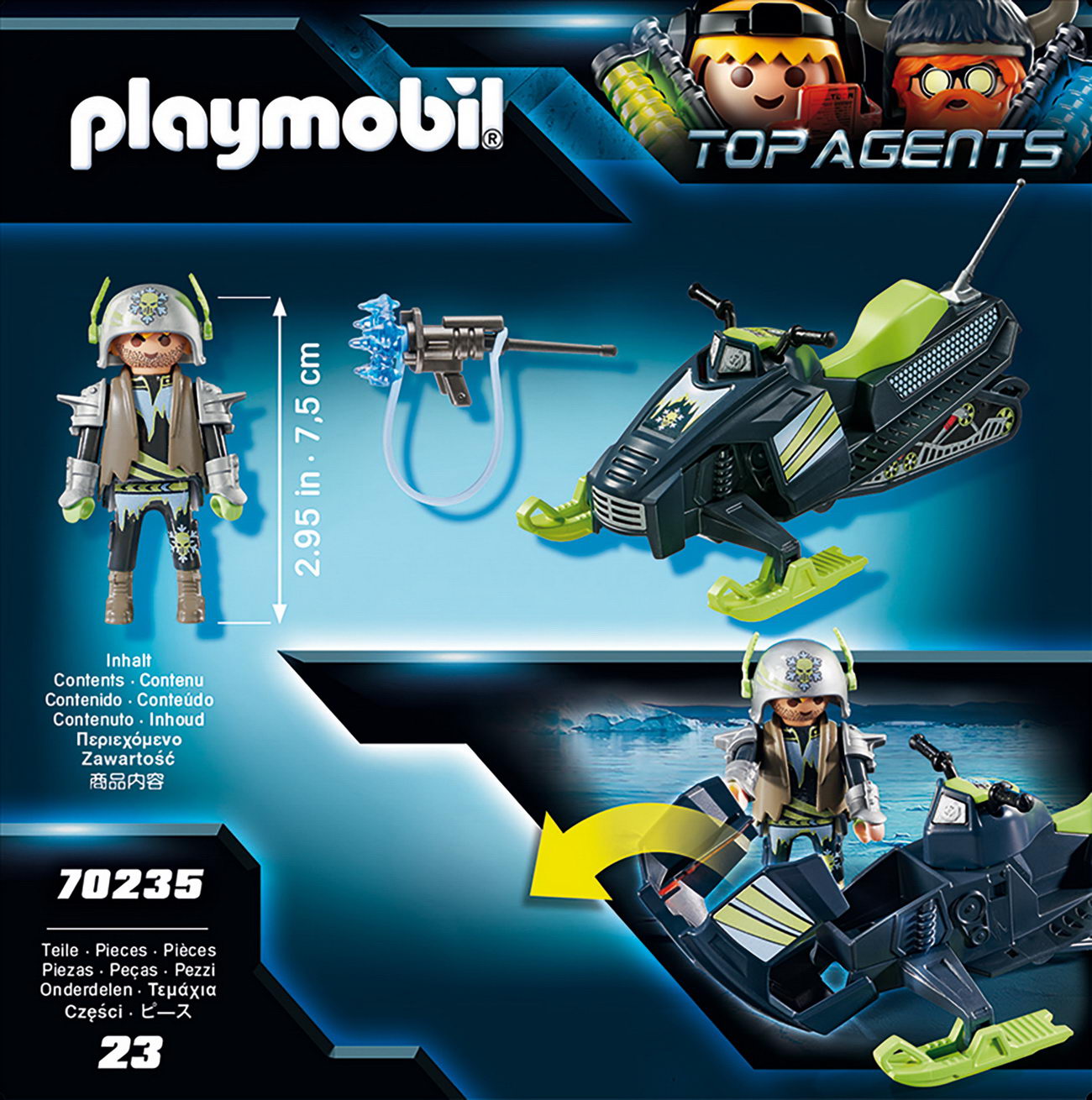 Playmobil 70235 - Arctic Rebels Eisscooter - Top Agents