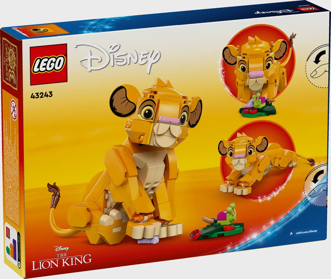 LEGO Disney 43243 - Simba - das Löwenjunge des Königs