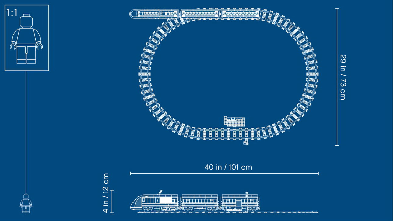 LEGO City 60197 - Personenzug Eisenbahn