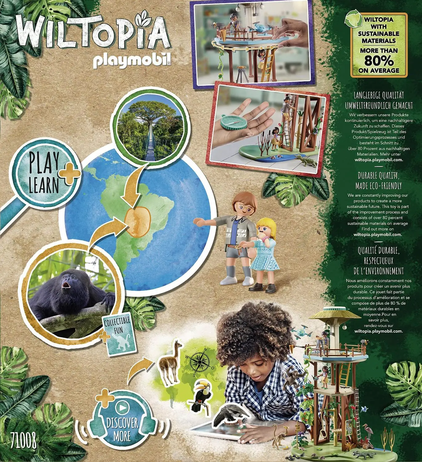 Playmobil 71008 - Forschungsturm mit Kompass - WILTOPIA