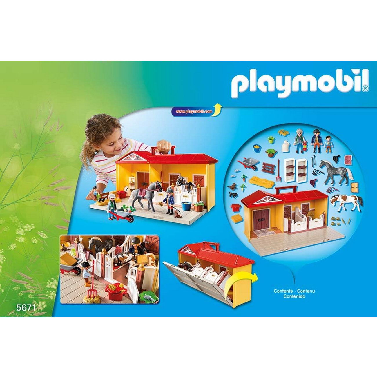 Playmobil 5671 - Mitnehm Pferdestall - Country