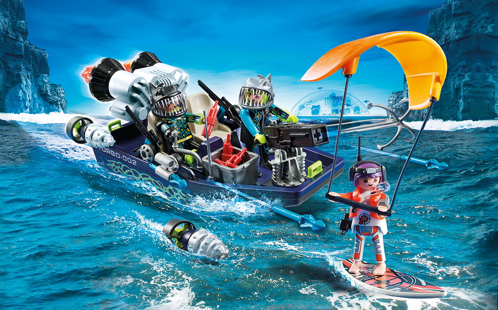 Playmobil 70006 - Team S.H.A.R.K. Harpoon Craft  (Top Agents)