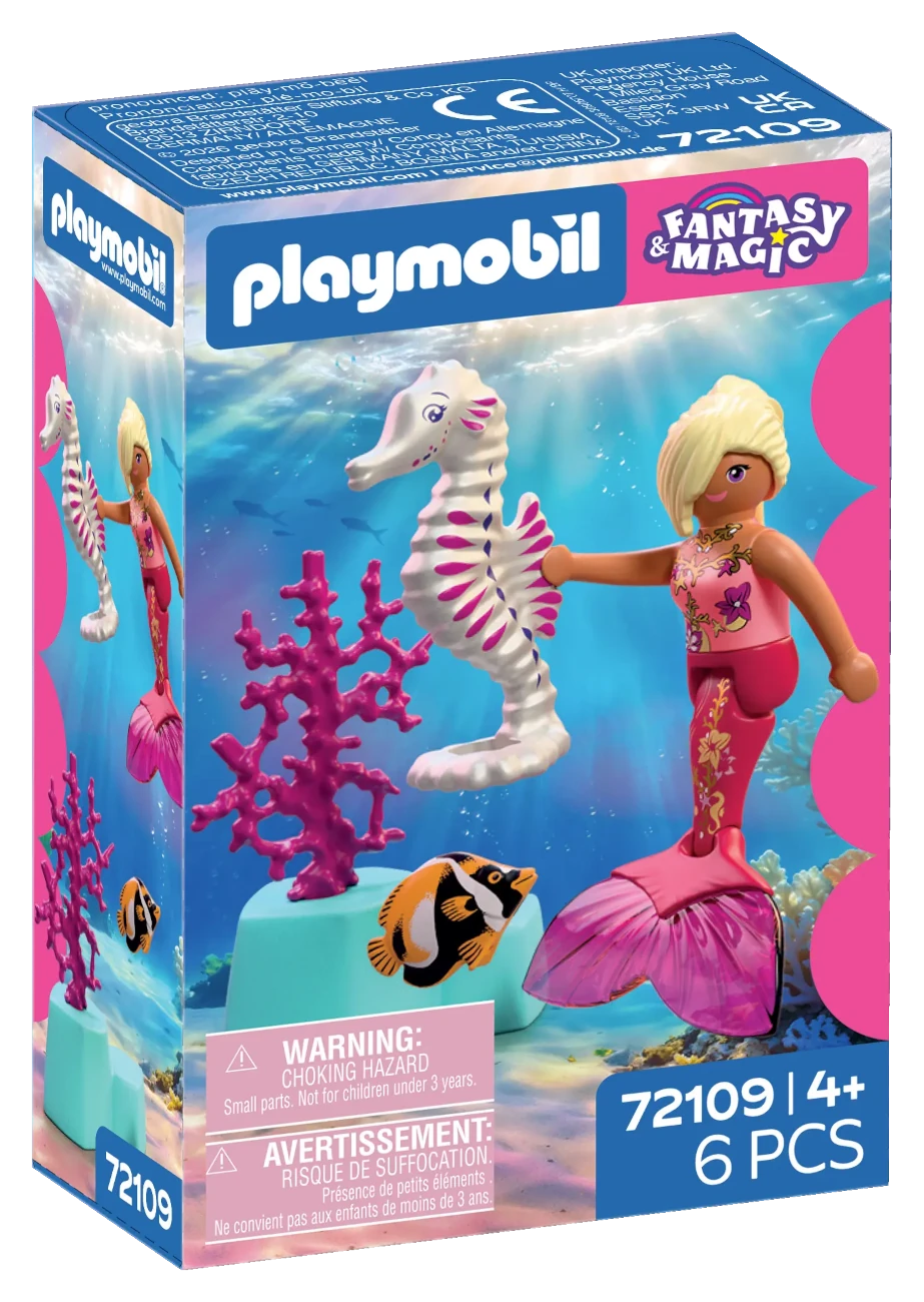Playmobil 72109 - Meerjungfrau mit Seepferdchen - Fantasy Magic