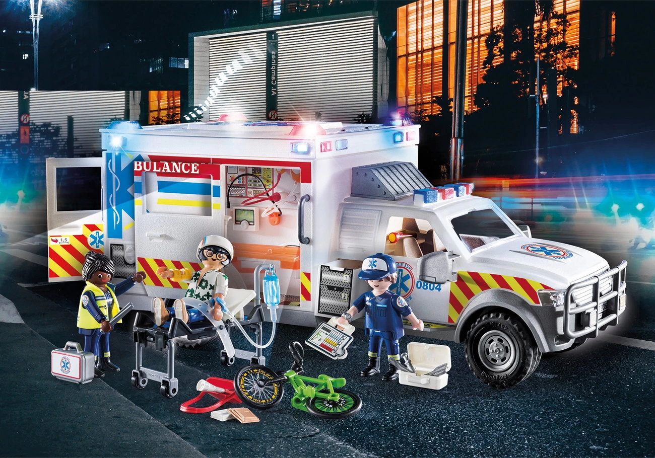 Playmobil 70936 - Rettungs-Fahrzeug US Ambulance