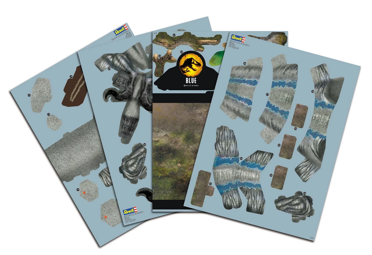 Revell 00243 - Jurassic World Dominion - Velociraptors 'Blue' - 3D Puzzle