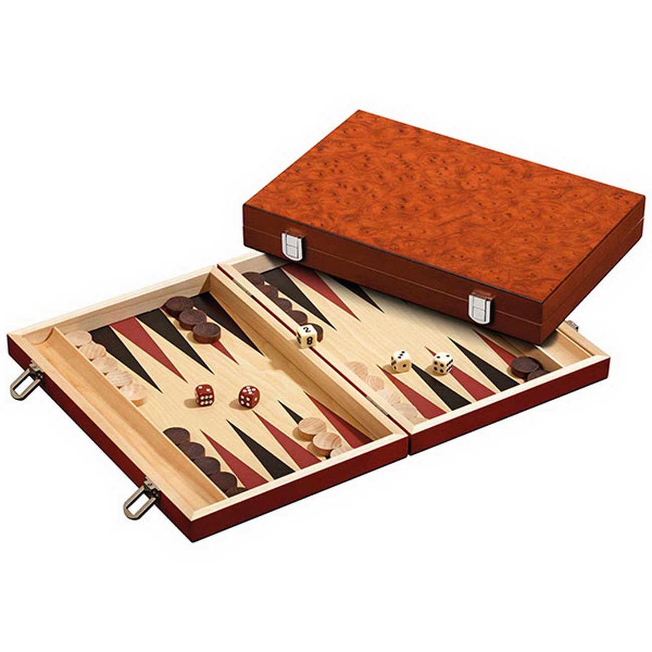 Backgammon Pserimos Deluxe Holz